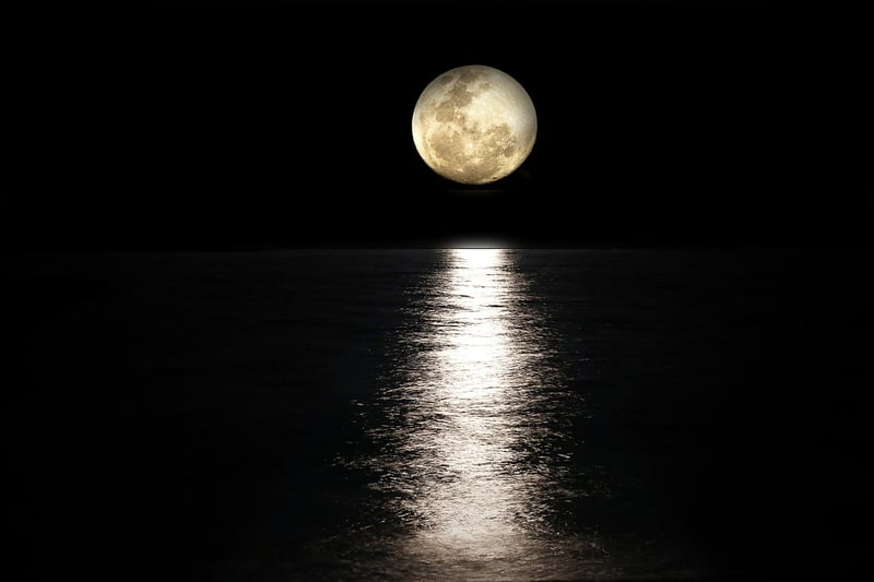 Moon the Fullness of the Sky Night